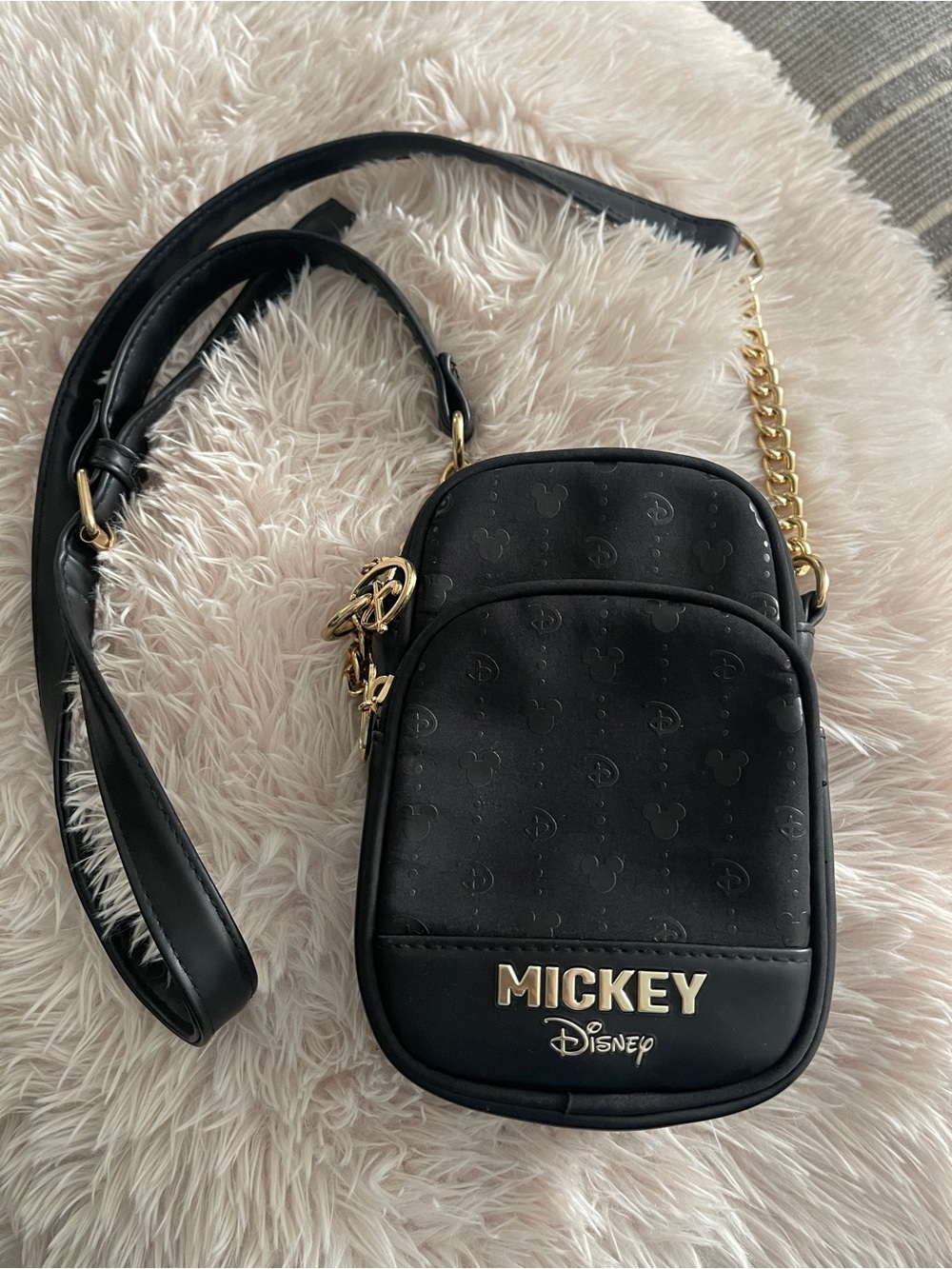 Disney Mickey Black Crossbody Bag